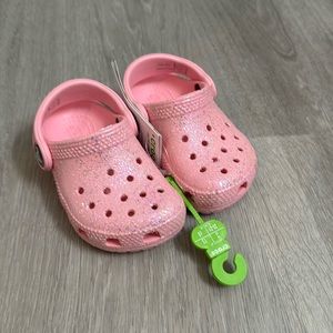 Crocs classic glitter clog